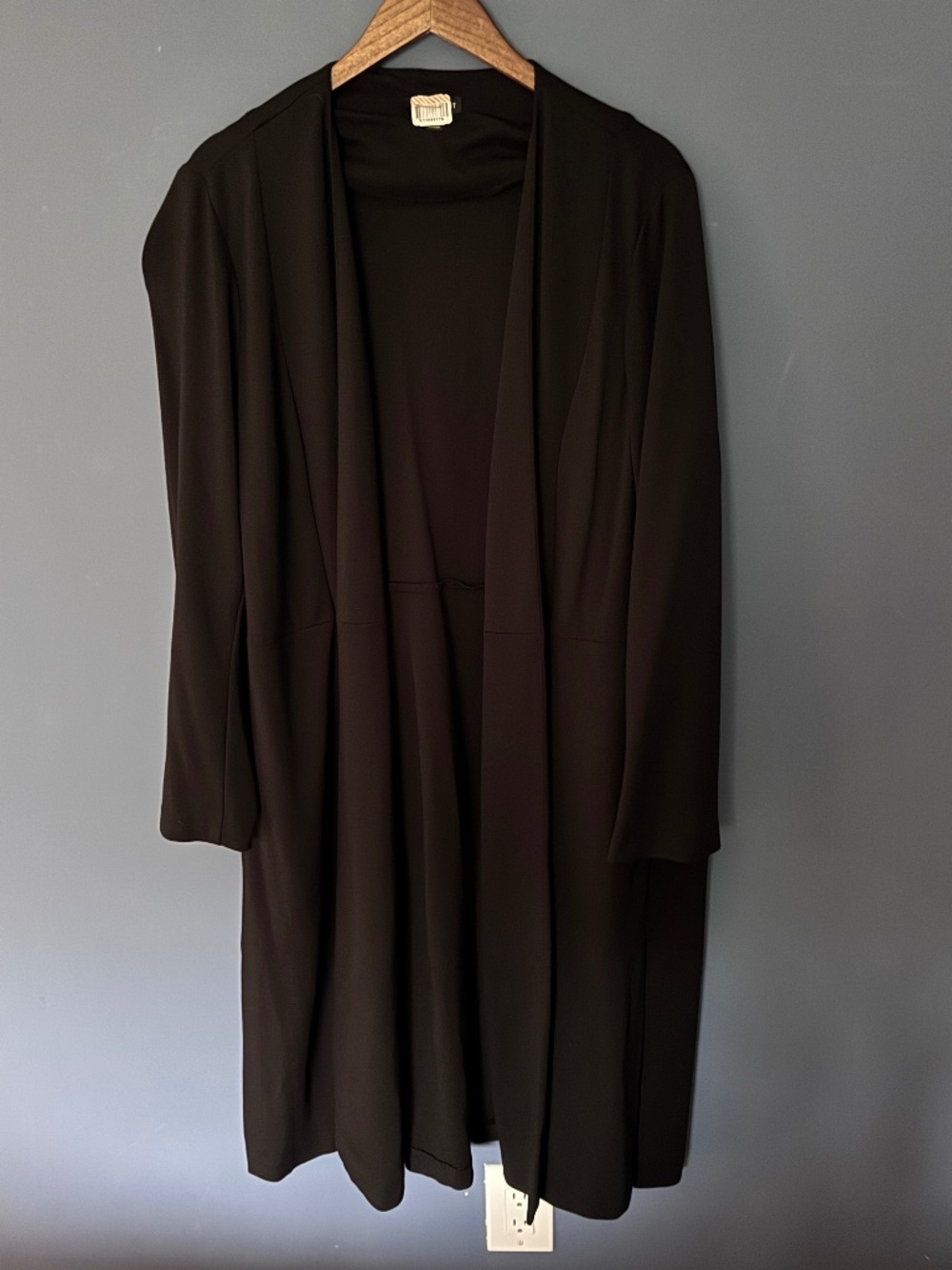 Lane Bryant Siro Ponte Over-Piece Black Size 22/24